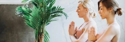 Group Yoga Classes 3 Women doing yoga at Simply Yoga Rockland